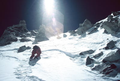 Mal on the Summit Wall