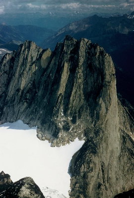 Kraus route, Snowpatch, Bugaboos, 1956
